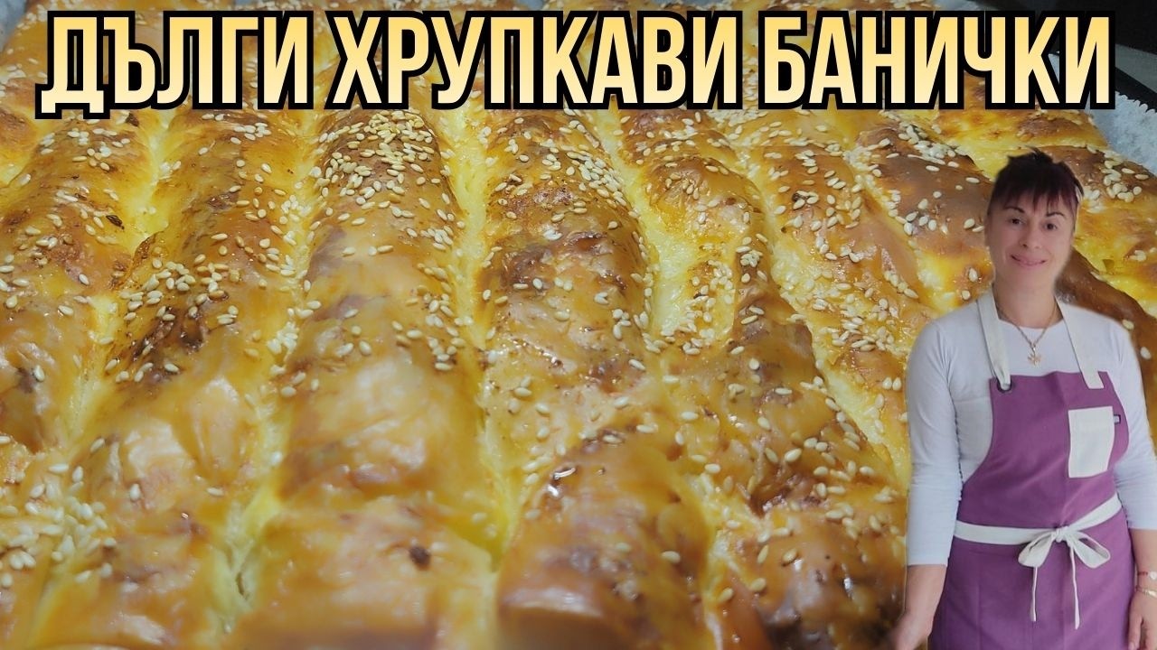 Дълги хрупкави банички, Long crispy pastries, Uzun çıtır börekler