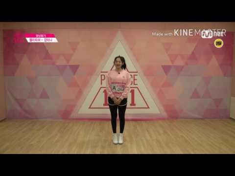 프로듀스101-강미나 픽미 영상평가