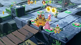 Super Mario Party Partner Party #2429 Domino Ruins Bowser & Hammer Bro vs Donkey Kong & Yoshi