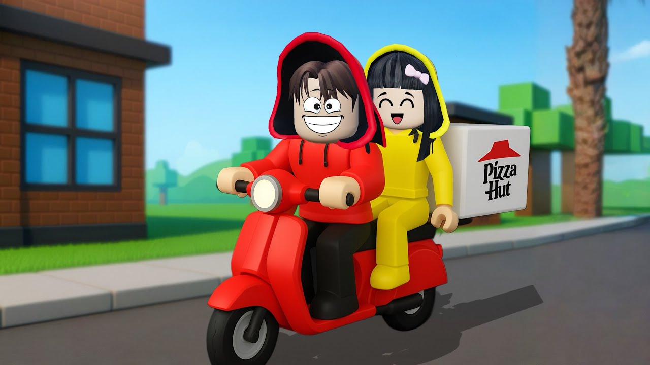 Yuta Dan Mio Mengantarkan Pizza Ke Pelanggan || ROBLOX