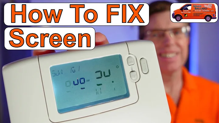 How to Fix Faulty Honeywell Thermostat Screen.  I Will Show You How You Can Repair Your Screen.