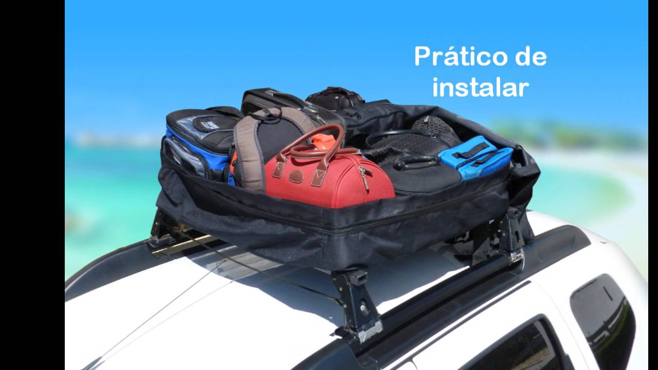 Bagageiro Mala Rack Teto Todos Tipos De Carro
