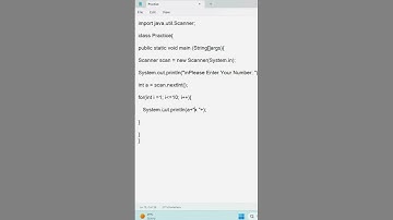 multiplication table program in java | #javatutorial #javaprogramming #java