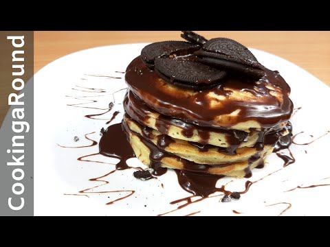 Oreo Natella  Pancakes Recipe