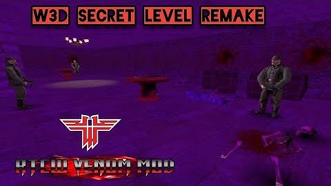 RTCW: Wolf 3d Secret Level Remake + mod Textures & Weapons - gameplay complete PC