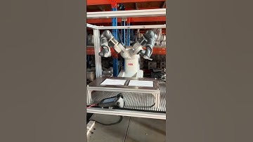 ABB Dual-Arm Collaborative Robots - YuMi on test.  #industrialrobot #robot #robotarm