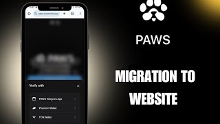 "Paws Leaving Telegram Mini App! Migrate to the New Website Now – Don’t Miss Out!"