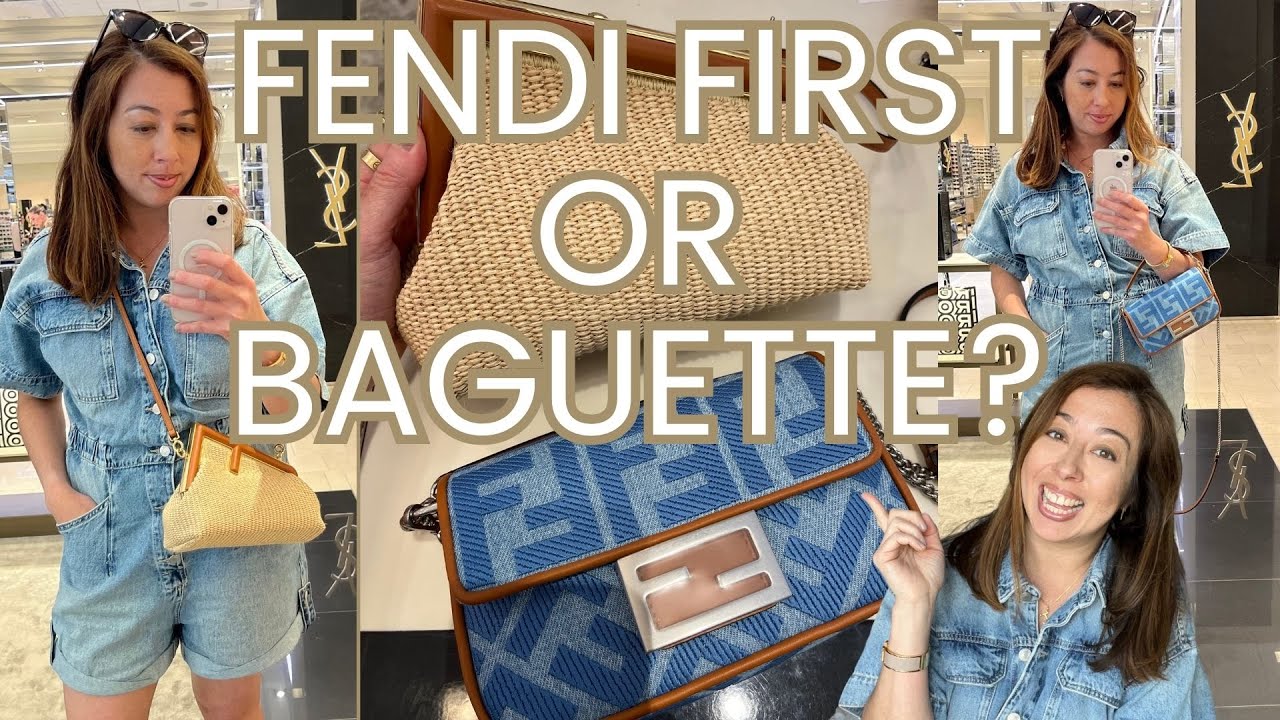 HELP! Pick my new Fendi Bag! I Fendi Mini Baguette or Fendi First, Sneak  Peak, Try-on! 