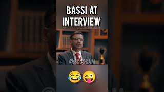 😂 बैठने का तरीका कैजुअल है #anubhavbassi #bassiinterview #vijendrachauhan #iasmocktest #ias