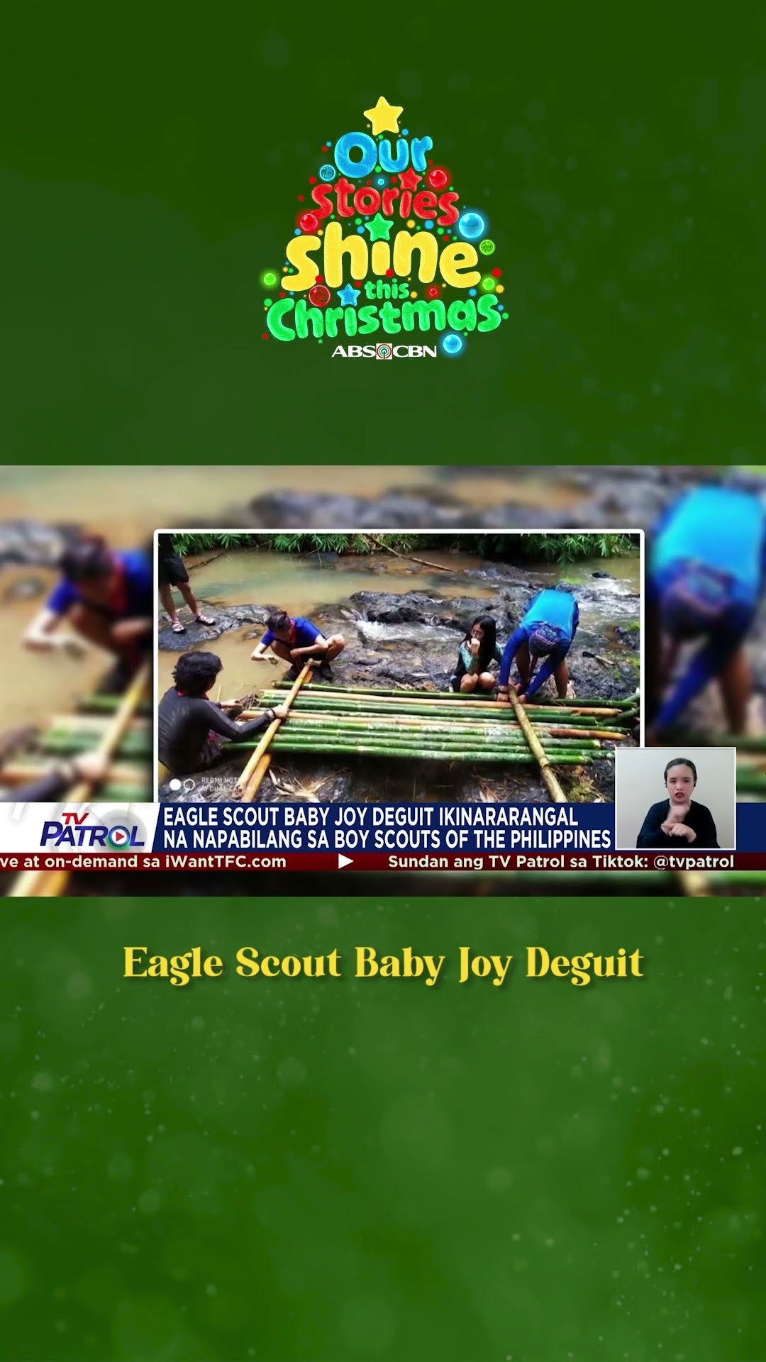 Eagle Scout Baby Joy Deguit | Our Stories Shine This Christmas | #ABSCBNChristmasID2024