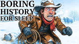 How Cowboys Survived Brutal Winters on the Frontier (1800s) | Relaxing History for Sleep