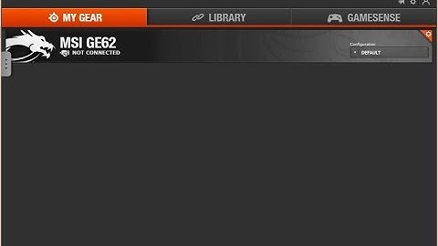 How To Fix Msi SteelSeries Keyboard Not Connected After Reset