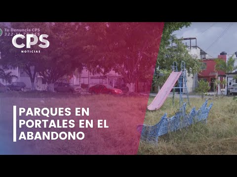 PARQUES EN PORTALES EN EL ABANDONO | CPS Noticias Puerto Vallarta