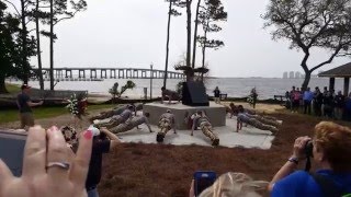 Marine Raiders Memorial Push-ups at Navarre Park