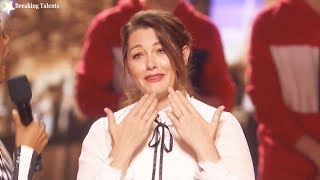 Results Quarter Finals Mandy Harvey & Pompeyo Family America's Got Talent 2017 Round 2