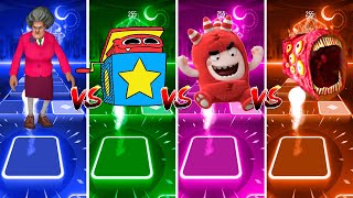 BUS EATER 🆚TOILET MONSTER 🆚 HOUSE HEAD 🆚 ODDBODS | Tiles Hop EDM Rush