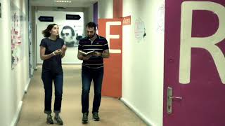 Office Boy and girl walking through No Copyright with Pure Potentially Music screenshot 3