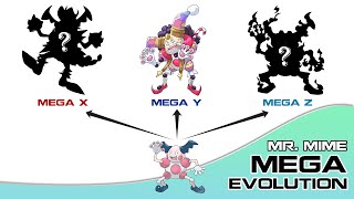 Full Gen 1 Mega Pokémon Mr. Mime Mega Evolutions X, Y, Z