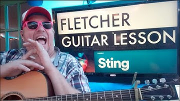 How To Play Sting - FLETCHER Guitar Tutorial (Beginner Lesson!)