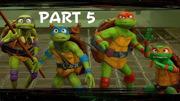 TMNT Mutants Unleashed PS5 4K Walkthrough Gameplay PART 5 No commentary