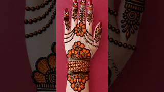 Stylish back hand mehandi design #mehndi #mehandi #mehndidesign #hennadesign #henna #shorts