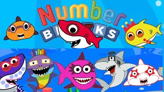 Numberblocks Intro Song But Shark Blocks