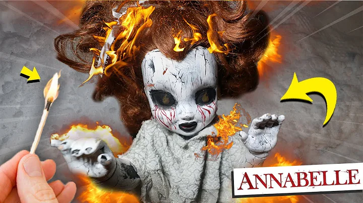 BURNING MY HAUNTED ANNABELLE DOLL AT 3AM CHALLENGE!! (GONE WRONG)