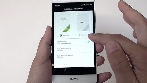 Huawei P8 Lite First Startup and Initial Setup
