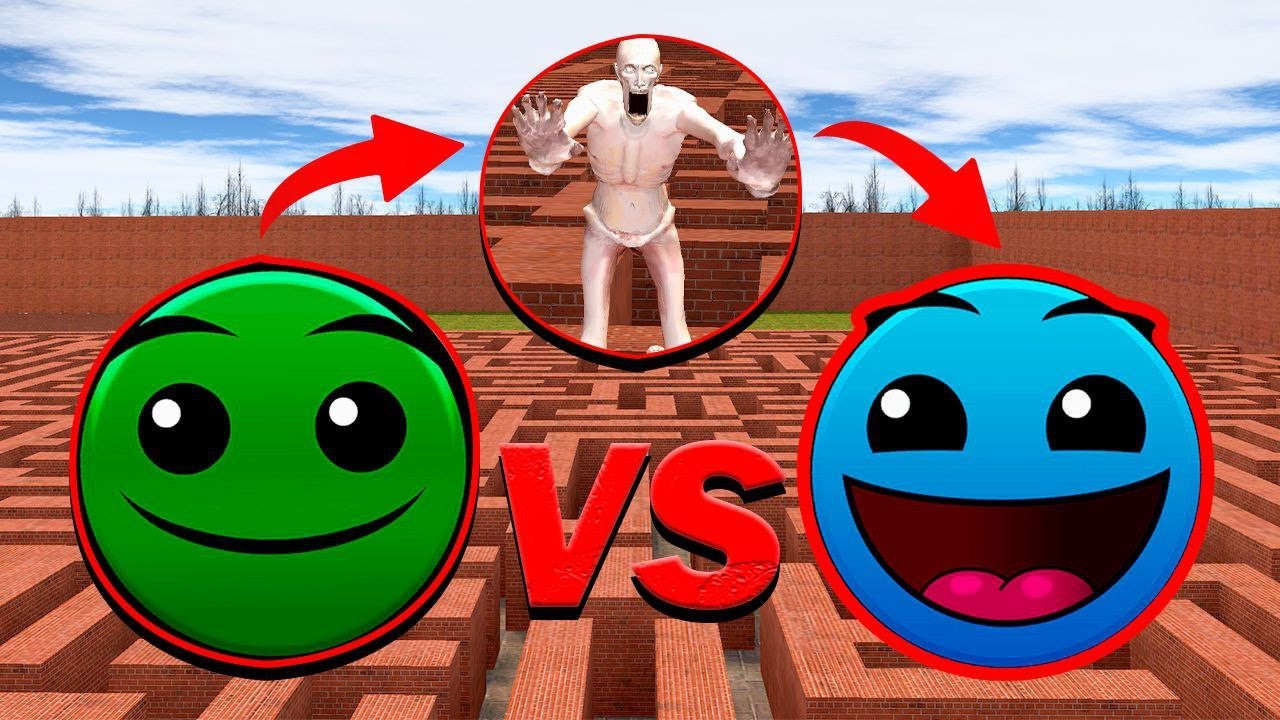🤯 Gmod LOBOTOMY DASH! 3D Maze vs SCP-096