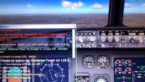 Holding Pattern And ILS Landing At Heathrow FSX Part 2