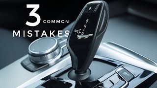 Common mistakes of automatic transmission. BMW F10, F20, F30, F31, F32, F34, F36, F80, F82 F83. screenshot 2