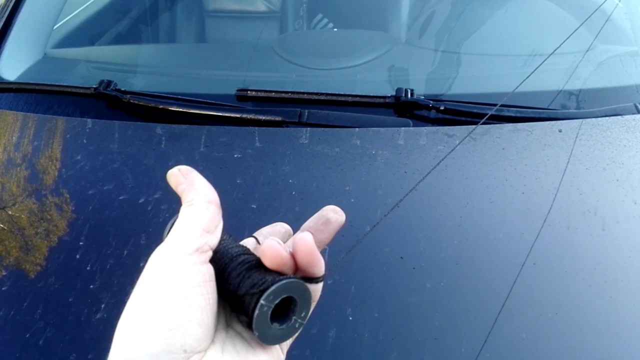 Как заменить форсунки омывателя лобового стекла Porsche Cayenne [Порше ...