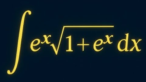How to Solve ∫ e^x √(1 + e^x) dx Easily