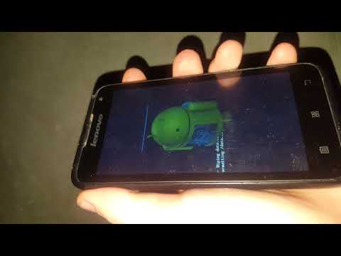 Lenovo a526 сброс настроек hard reset графический ключ пароль зависает висит на заставке