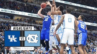 No. 19 Kentucky vs. No. 9 North Carolina Basketball Highlights (2018-19) | Stadium
