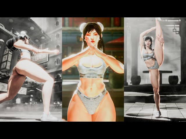 Street Fighter 6 Chun Li Muscle Mod (Default) by FudgeX02 on