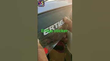 Ertiga car sticker #vairal #newreels #100 #king #shorts #1m #salim #video #yaragatti #vairalvideo