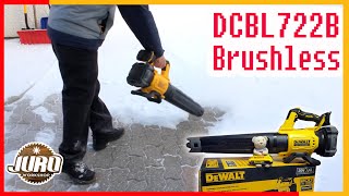 DeWALT Handheld Axial Blower Cordless Leaf Blower on Snow using 2AH | JURO Workshop