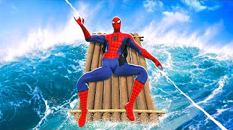 TSUNAMI Survival as Spiderman - Bonelab VR Mods