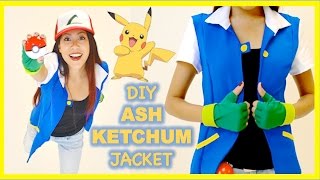 DIY ASH KETCHUM JACKET [Pokemon Costume- Cosplay] by Mey Lynn 74,771 views 7 years ago 8 minutes, 59 seconds