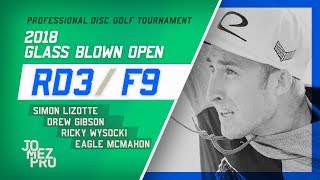 2018 Gbo Lead Card, Final Rd, F9 Lizotte, Wysocki, Mcmahon, Gibson