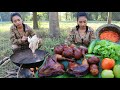 Amazing cooking chicken leg with egg curry recipe - Amazing cooking