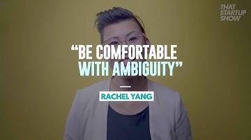 WisdomX - Startup Insights: "Be comfortable in ambiguity" - Rachel Yang