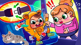 Car Safety Rules Song 🚗 Buckle Up! 🚗 Nursery Rhymes and Song for Kids! | Comy Toons