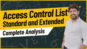 45. Access Control List (ACL) Explained | Standard vs Extended | Cisco ACL Configuration | Hindi