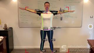 IPad Pro 2020 LiDAR ARKit 3 auto body tracking / pose estimation in Binary Video Analysis. screenshot 2