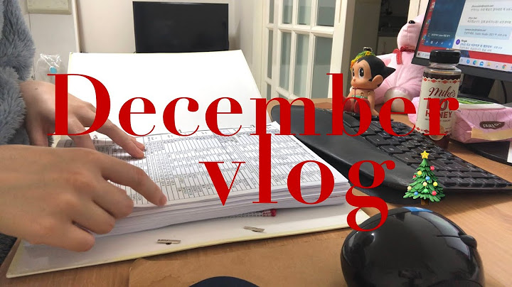 번역가 vlog | 12월 일상 | 어학연수 준비