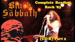 Black Sabbath (with Ian Gillan) - Smoke On The Water and more...Reading Festival '83 (CD-R) Part 2