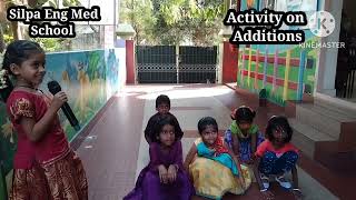 Activity on Additions➕➕➕➕ by pre primary kids of 