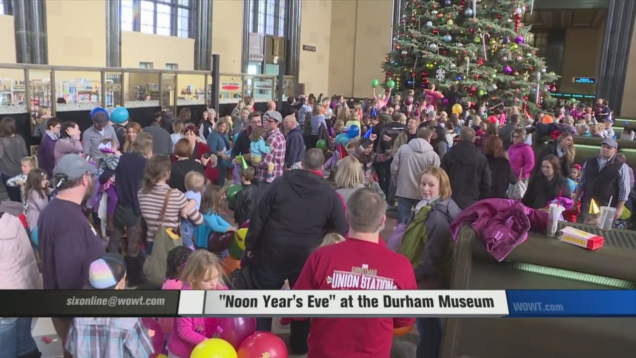 Noon Year's Eve at the Durham Museum - YouTube